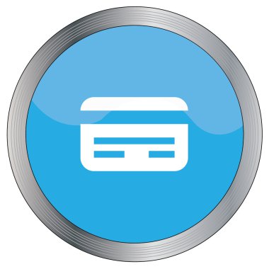 Simge illüstrasyon izole bir arka plan üzerinde - kimlik kartı