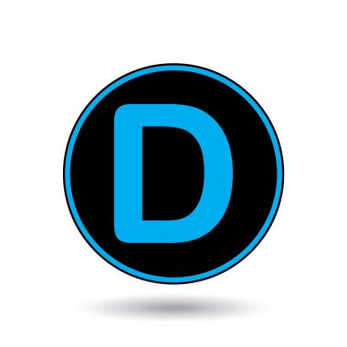 Simge illüstrasyon izole bir arka plan üzerinde - D