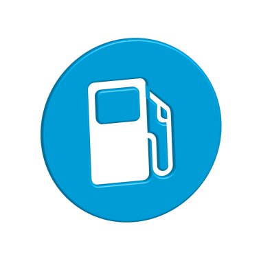 Simge illüstrasyon izole bir arka plan üzerinde - benzin pompası