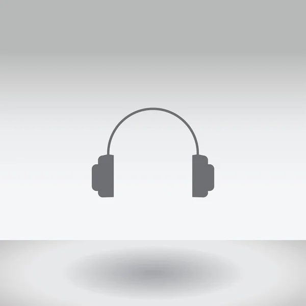 Icon Illustration Isolated on a Background - Headphones — Stock Photo, Image