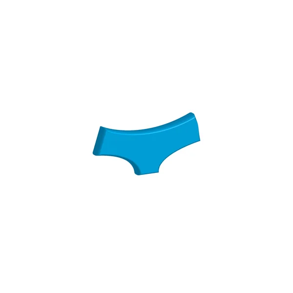 Icon Illustration Isolated on a Background - Womens Briefs — Stock Photo, Image