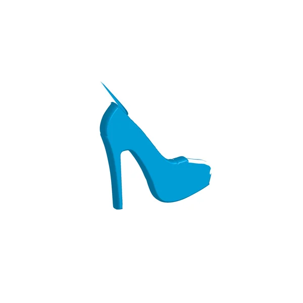 Icon Illustration Isolated on a Background - High Heels — Stock Photo, Image