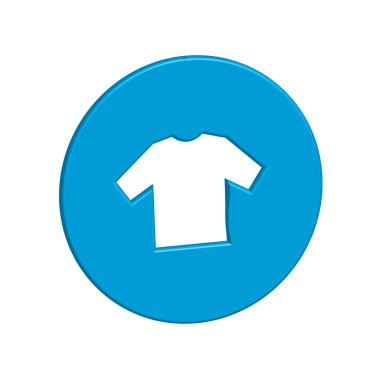 Bir arka plan üzerinde - Tshirt izole simge tasarlamak