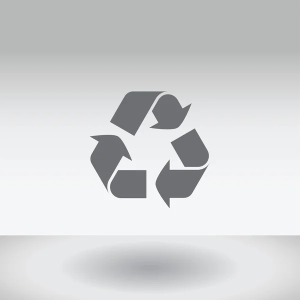 Icon Illustration isoliert auf einem Hintergrund - recyceln — Stockfoto