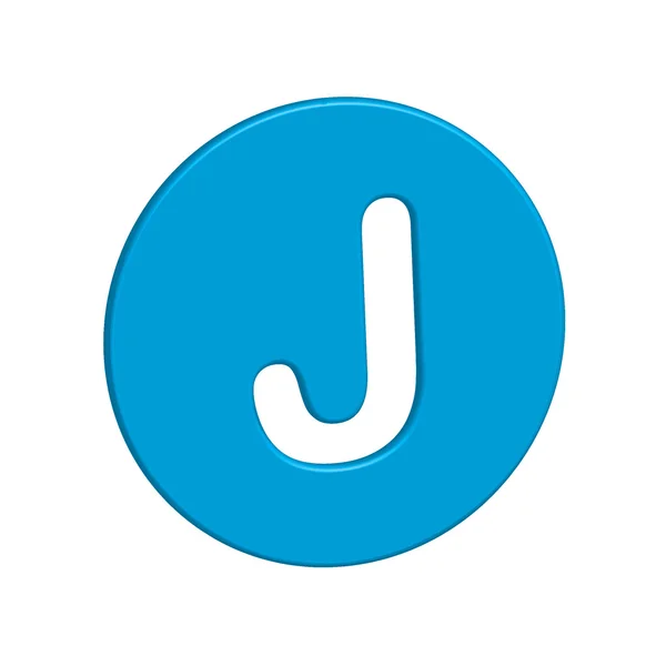 배경-J에 고립 된 아이콘 그림 — 스톡 사진