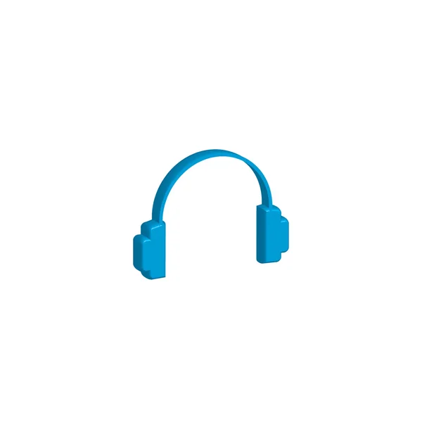 Icon Illustration Isolated on a Background - Headphones — Stock Photo, Image