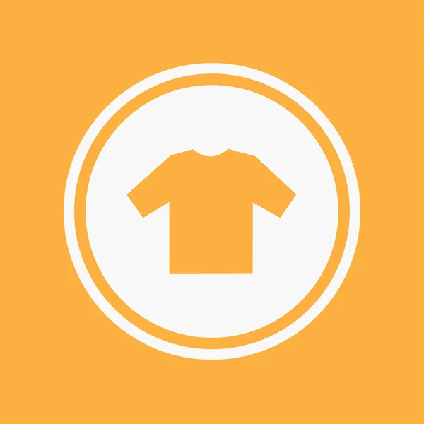 Icono Ilustración Aislado sobre un Fondo - Camiseta — Foto de Stock