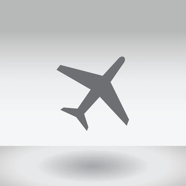 Icon Illustration Isolated on a Background - Plane — Stock Photo, Image