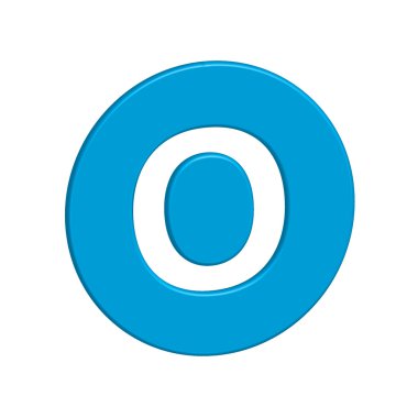 Bir arka plan üzerine - O izole simge tasarlamak