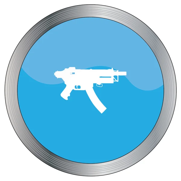 Ilustração ícone isolado em um fundo - MAchine Gun — Fotografia de Stock