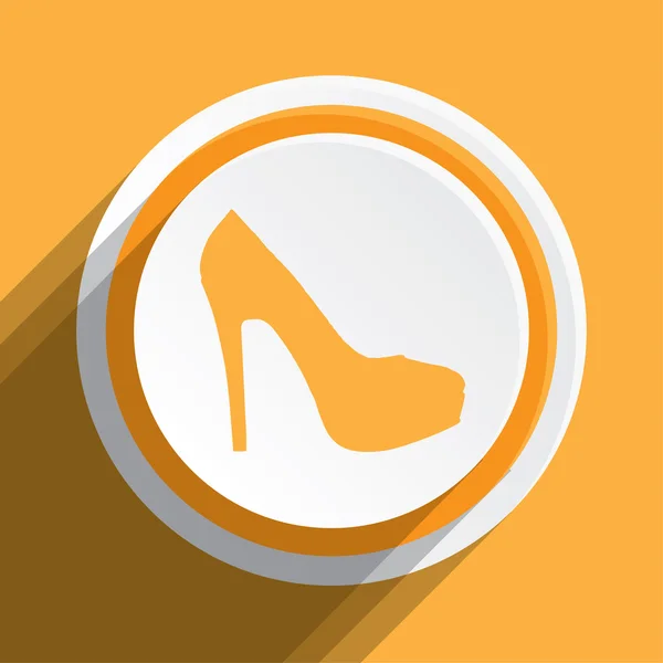 Icon Illustration Isolated on a Background - High Heels — Stock Photo, Image