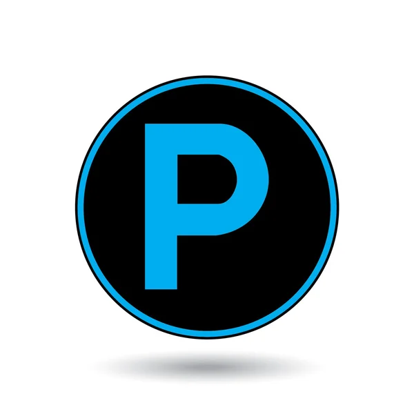 Icon Illustration Isolated on a Background - Parking – stockfoto