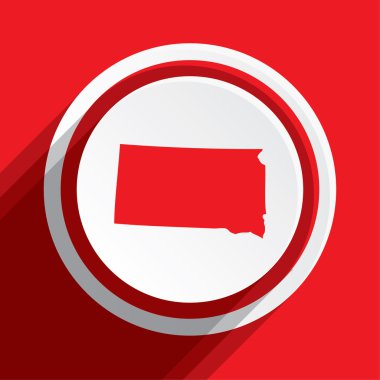 Harita Devlet Güney Dakota