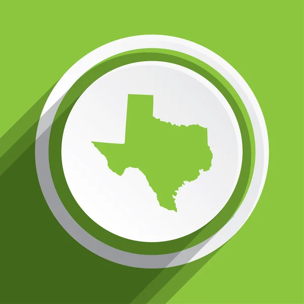 Karte des Bundesstaates Texas — Stockfoto