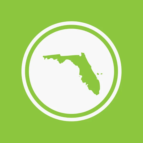 Map of the the state Florida — Stock Photo, Image