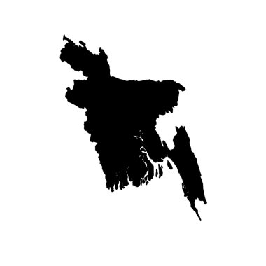 Bangladeş ülke Haritası