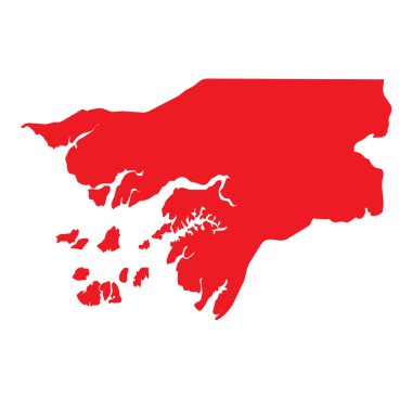 Gine Bissau ülke Haritası