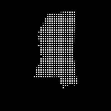 Harita devlet Mississippi