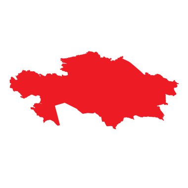 Kazakistan 'ın haritası