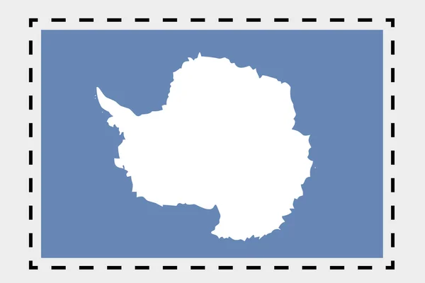 3D Isomric Flag Illustrazione del paese di Antartica — Foto Stock