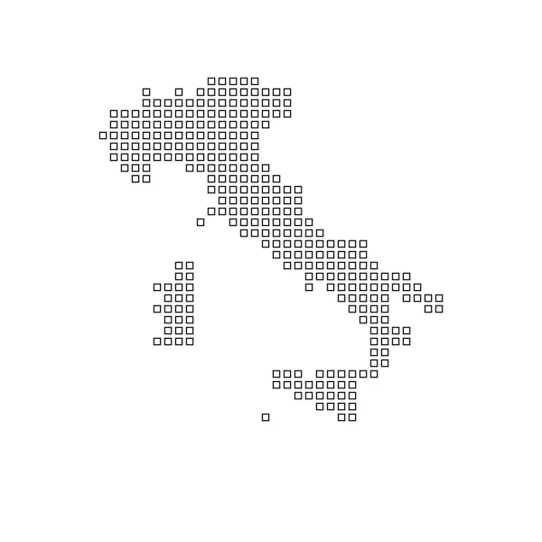 Karta över landet i Italien — Stockfoto