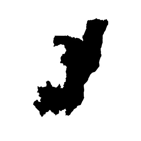 刚果的国家的地图 — 图库照片