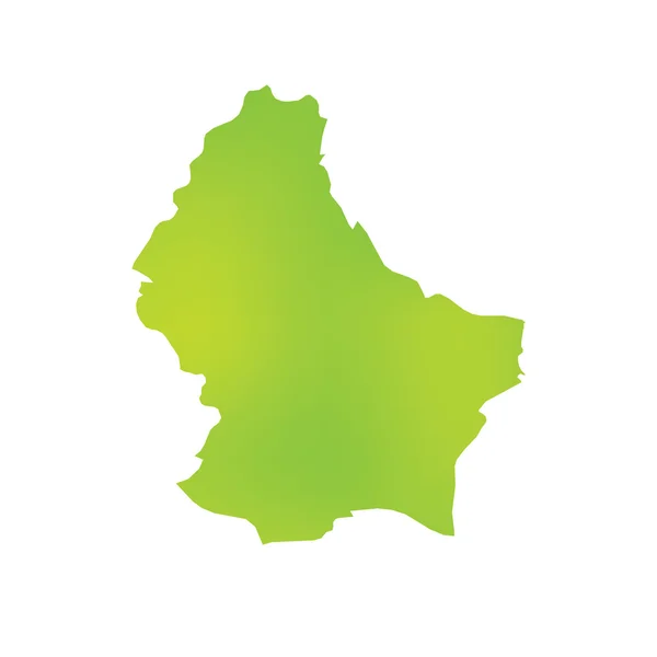 Карта країні Люксембург — стокове фото