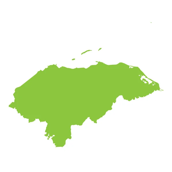 Mapa del país de Honduras — Foto de Stock