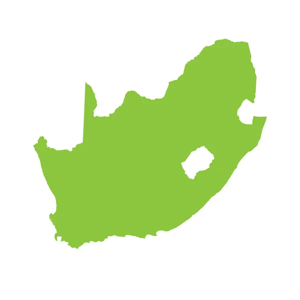 Mappa del paese del Sud Africa — Foto Stock