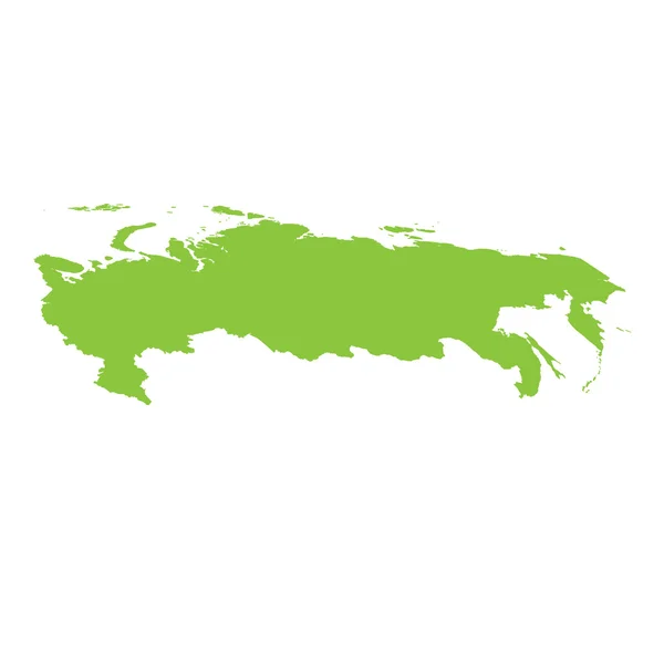 Map of the country of Russia — Stock Photo, Image