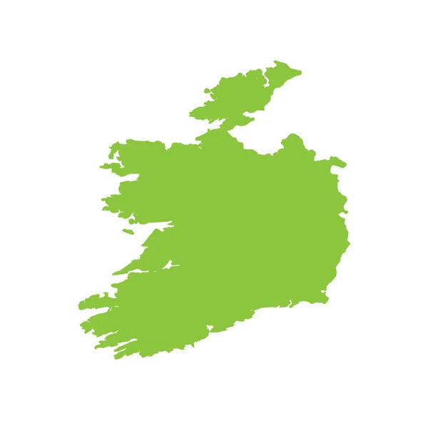 Mappa del paese d'Irlanda — Foto Stock