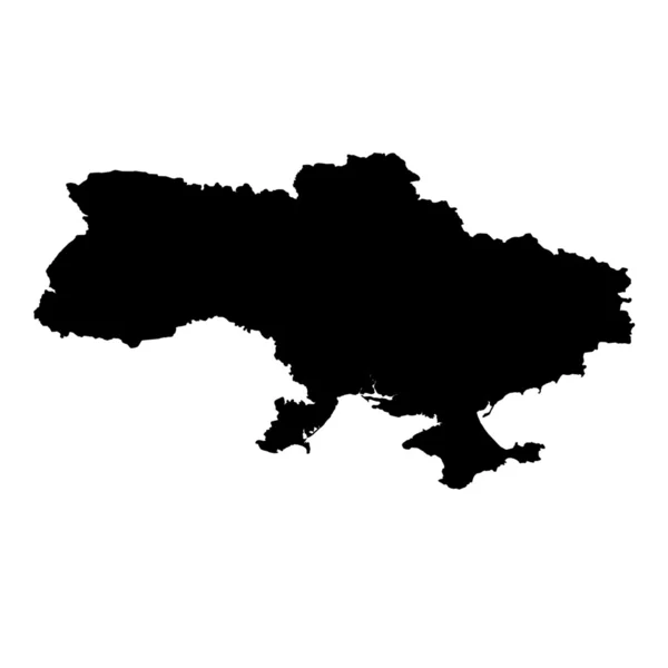 Mapa kraju ukrainskiego — Zdjęcie stockowe
