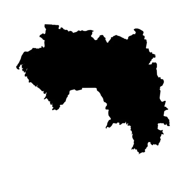 Mapa do país de Guiné — Fotografia de Stock