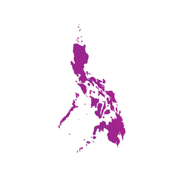 Map of the country of Philippines — Stock Photo, Image