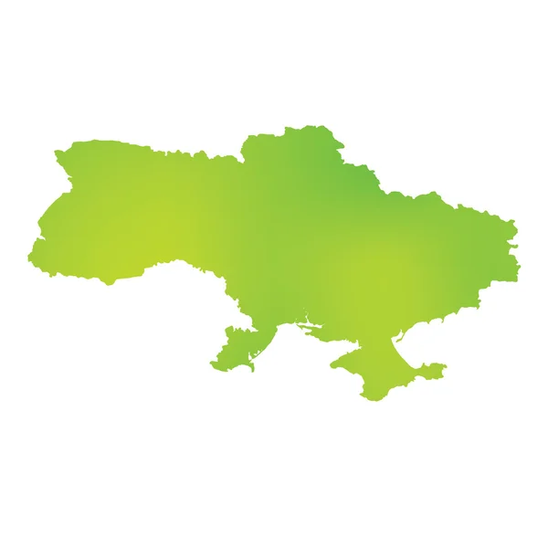 Mapa del país de Ucrania — Foto de Stock