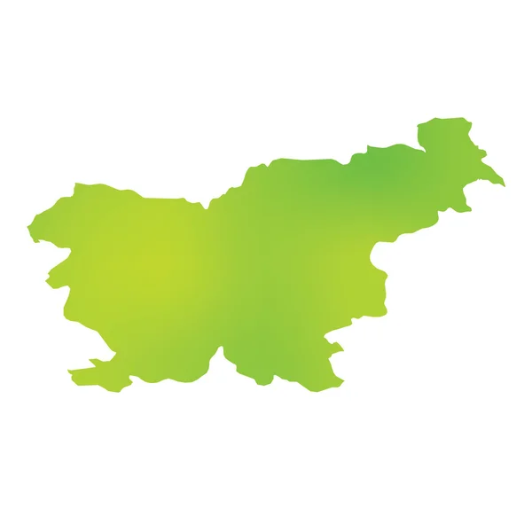 Mapa del país de Eslovenia —  Fotos de Stock