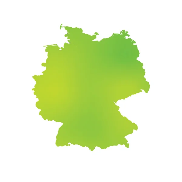 Mappa del paese di Germania — Foto Stock