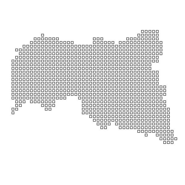 Mapa del país de República Centroafricana — Foto de Stock