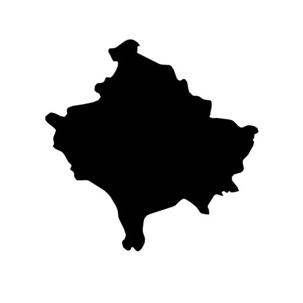 Kosovon maan kartta: — kuvapankkivalokuva