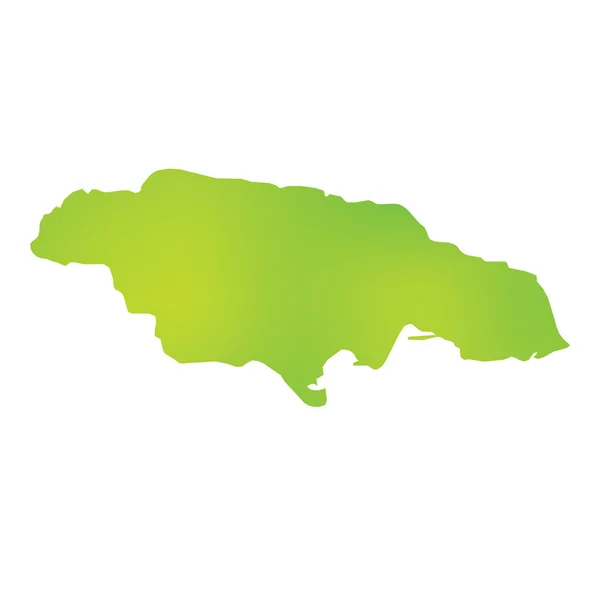 Kaart van het land van Jamaica — Stockfoto