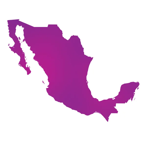 Karte des Landes Mexiko — Stockfoto