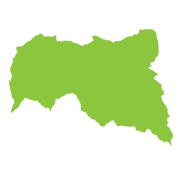 Mapa do país da República Centro-Africana — Fotografia de Stock