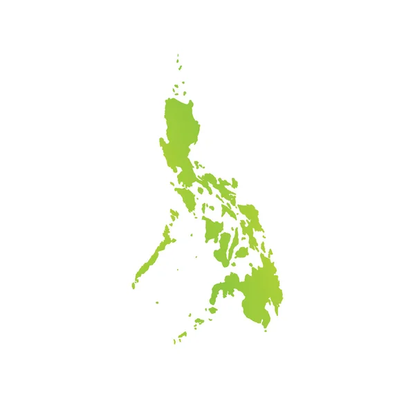 Mapa do país de Filipinas — Fotografia de Stock