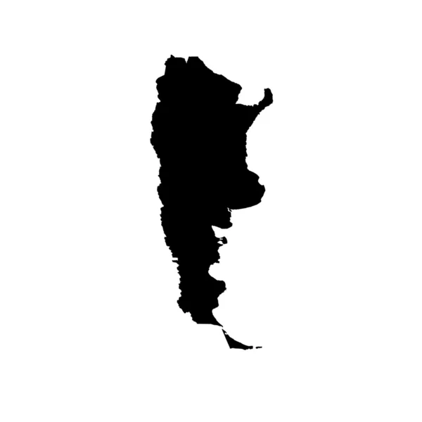 Carte du pays de l'Argentine — Photo
