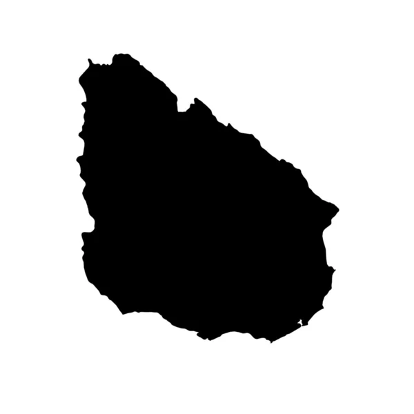 Carte du pays de l'Uruguay — Photo