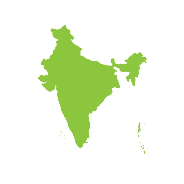 Karta över landet i Indien — Stockfoto