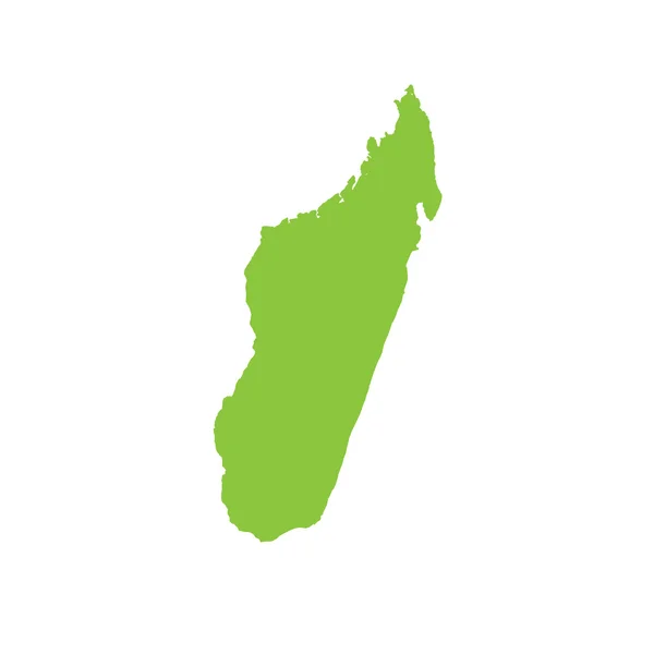 Carte du pays de Madagascar — Photo