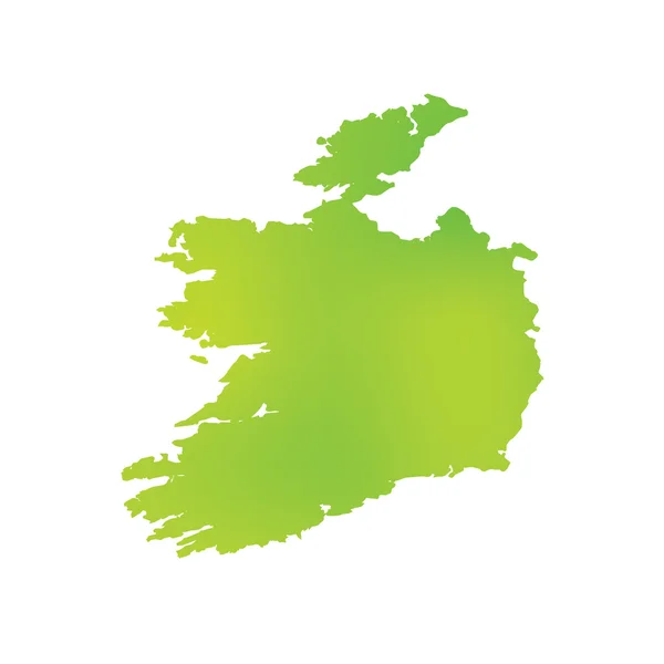 Map of the country of Ireland — Stock Photo, Image