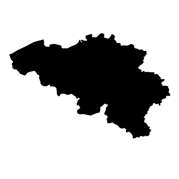 Карта страны Бельгия — стоковое фото