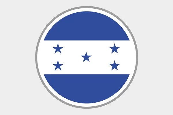 3D Isometrische vlag illustratie van het land van Honduras — Stockfoto